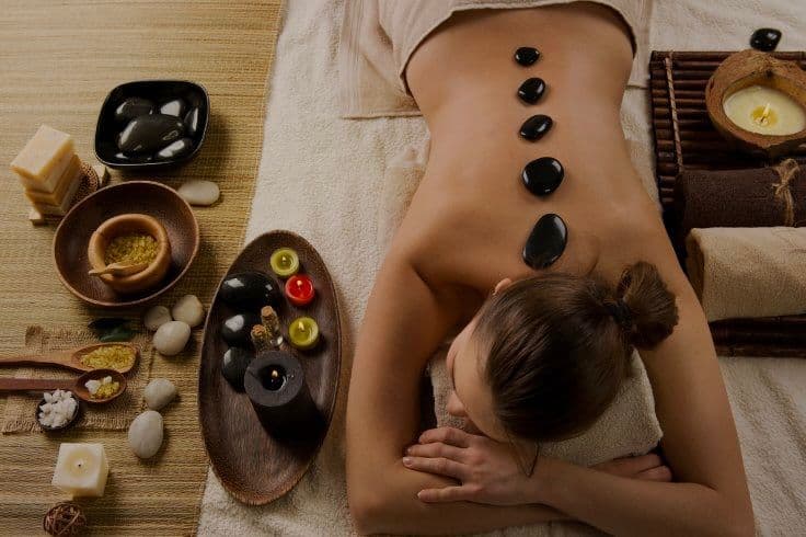 Hot stone massage
