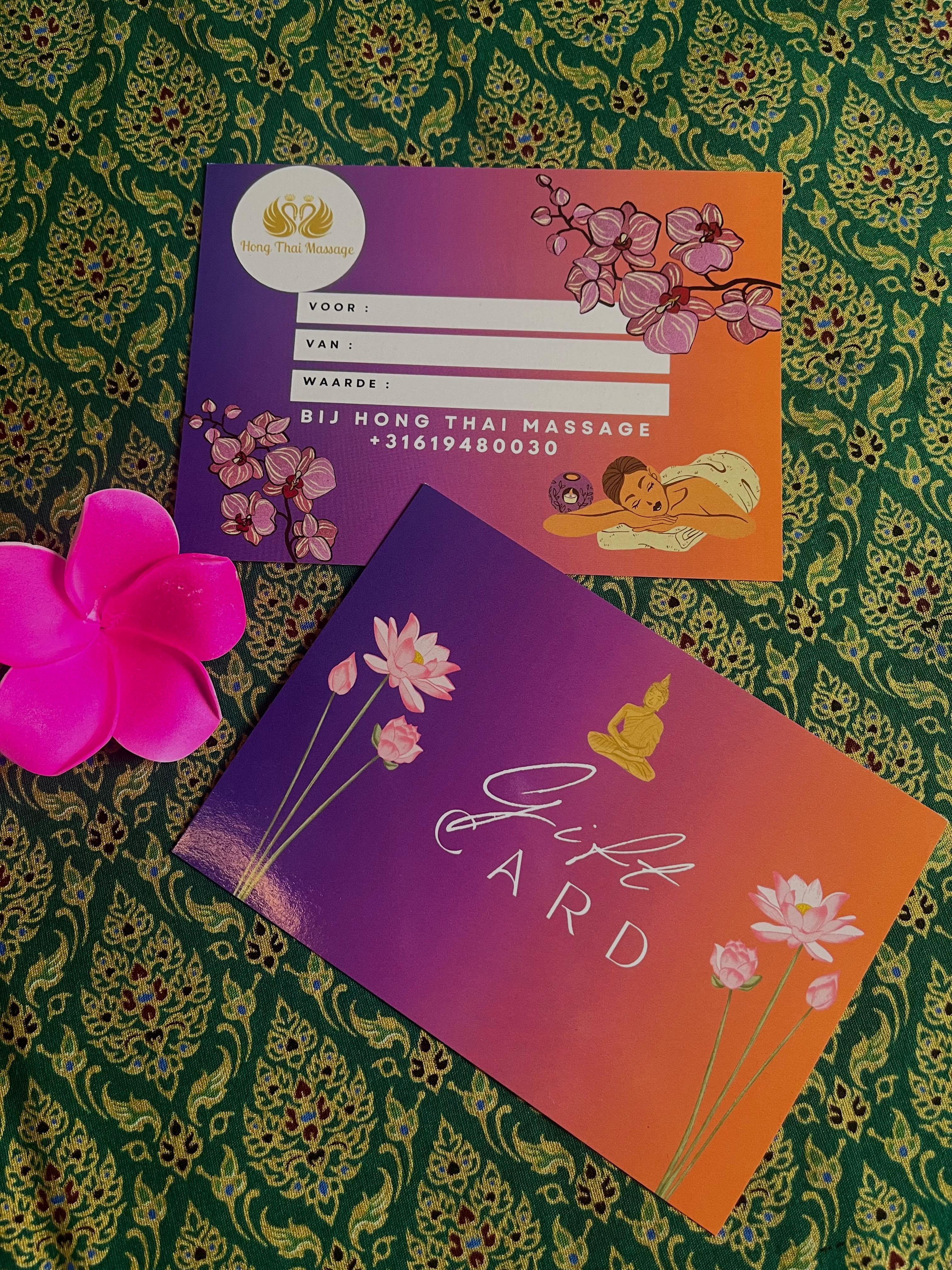 Cadeaubon Hong Thai Massage Zwolle